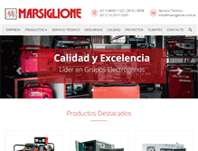 Tablet Screenshot of marsiglione.com.ar